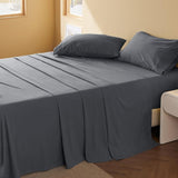 Bedsure Faux Cotton Flannel Sheet Set