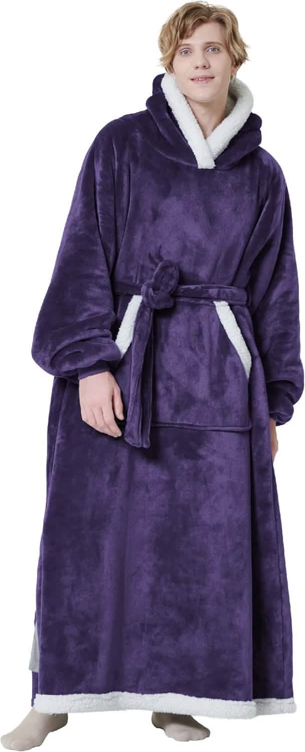 Sherpa Fleece Wearable Blanket