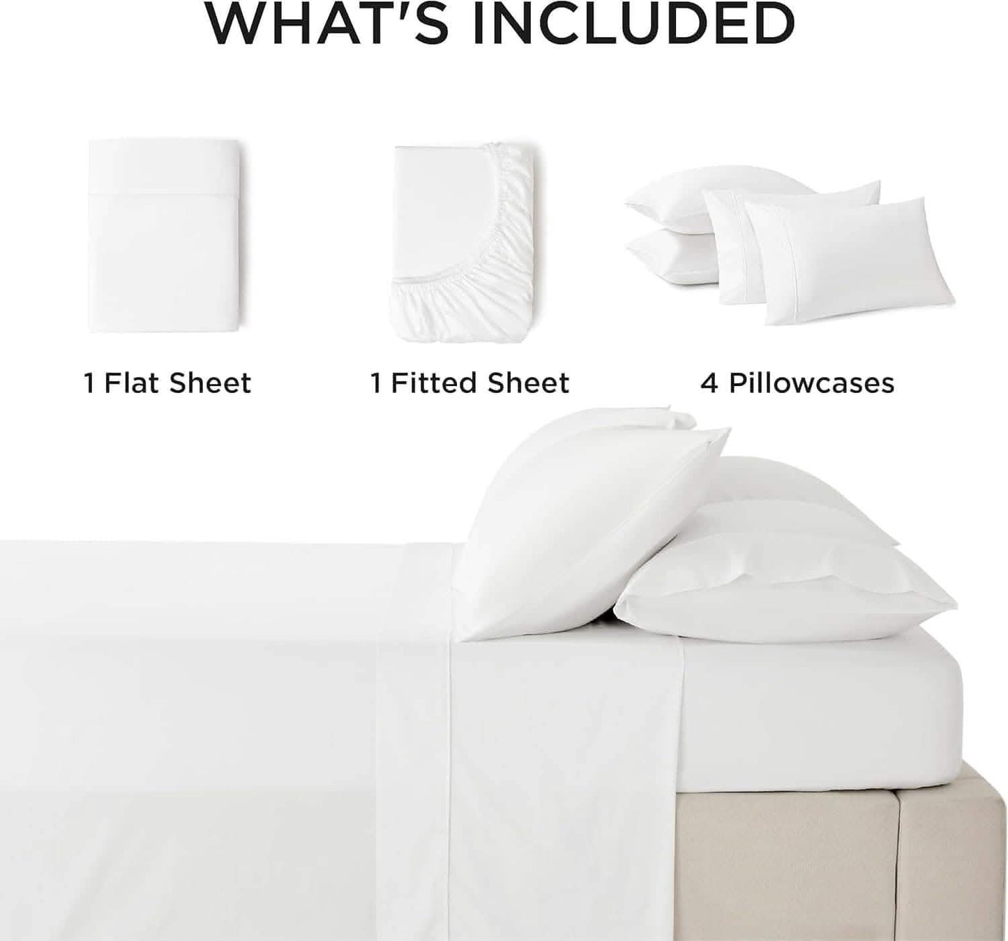 Cotton Sateen Weave Sheet Set