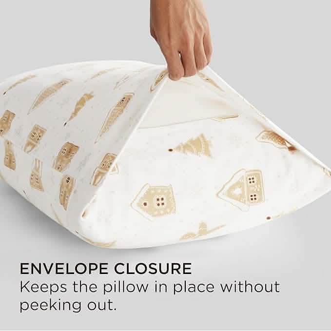 GentleSoft™ 100% Cotton Flannel Pillowcases Almond