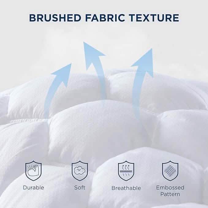 GentleSoft™ Three-Zone Quilted Mattress Pad