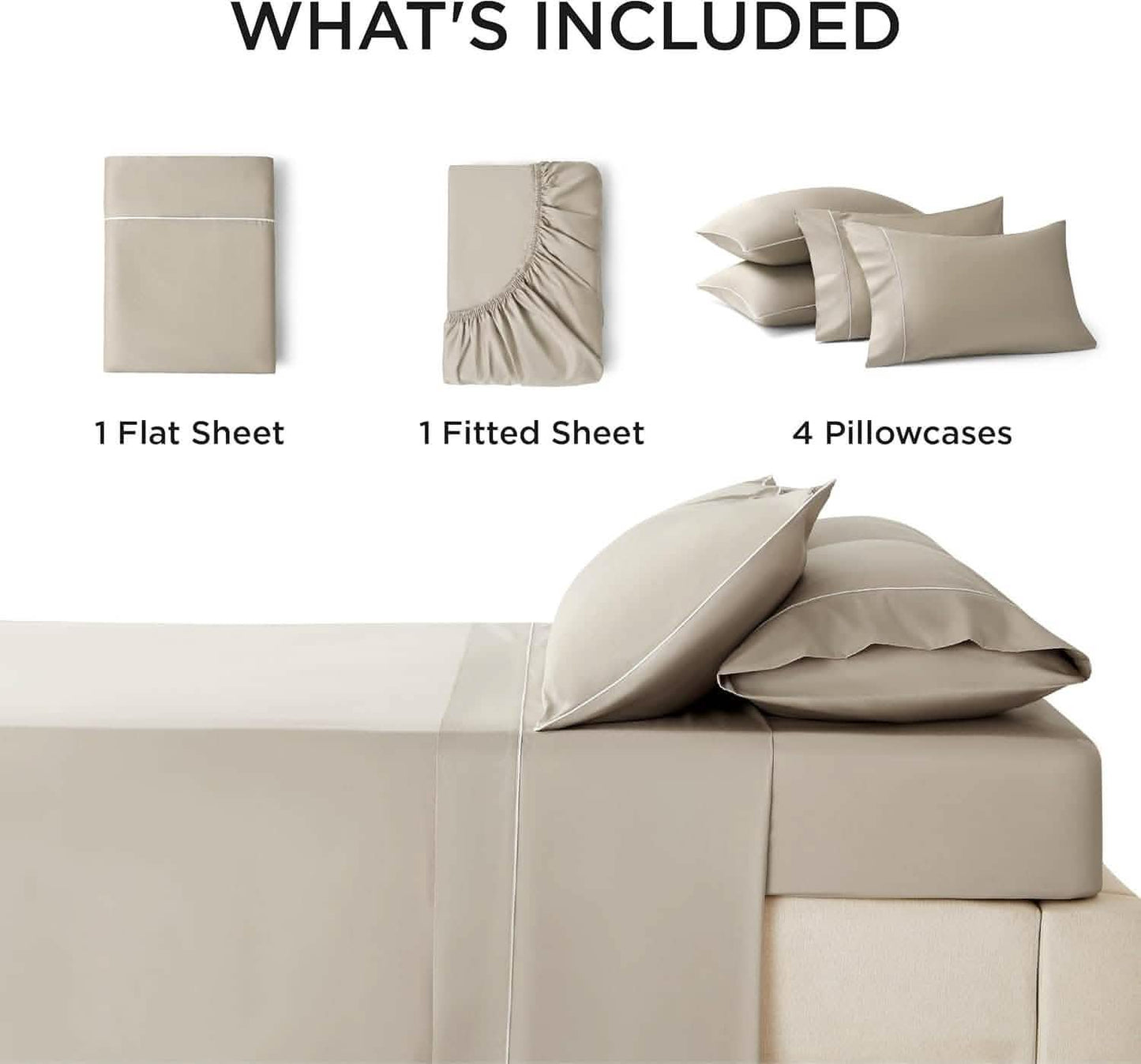 Cotton Sateen Weave Sheet Set