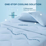 Bedsure Breescape Cooling Comforter Set