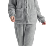 Bedsure Ultra-soft Shaggy Sherpa Loungewear Set