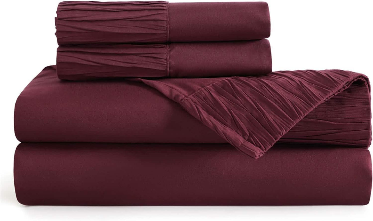 Ruched Sheet Set-2