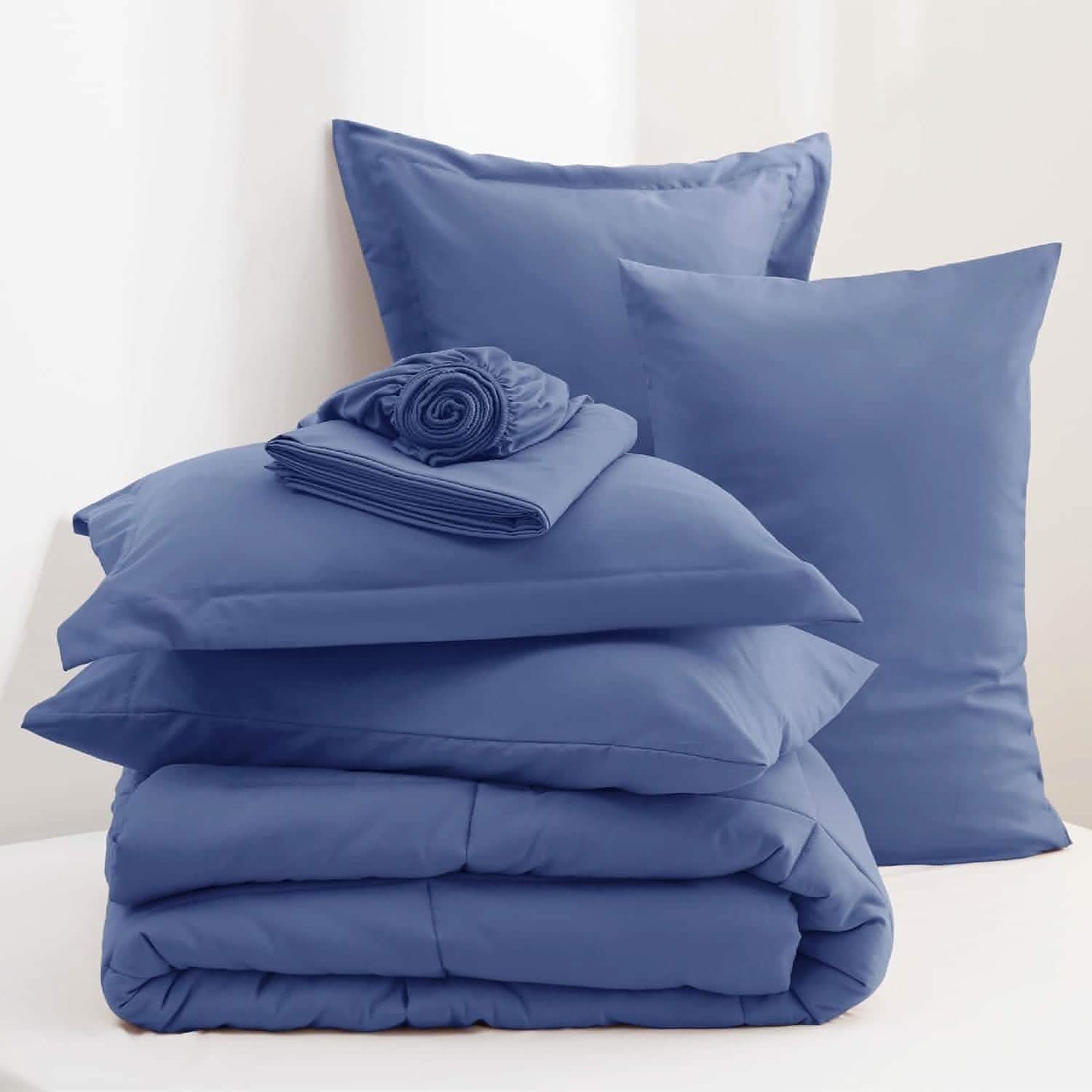 Comforter Set - 7 Pieces Solid