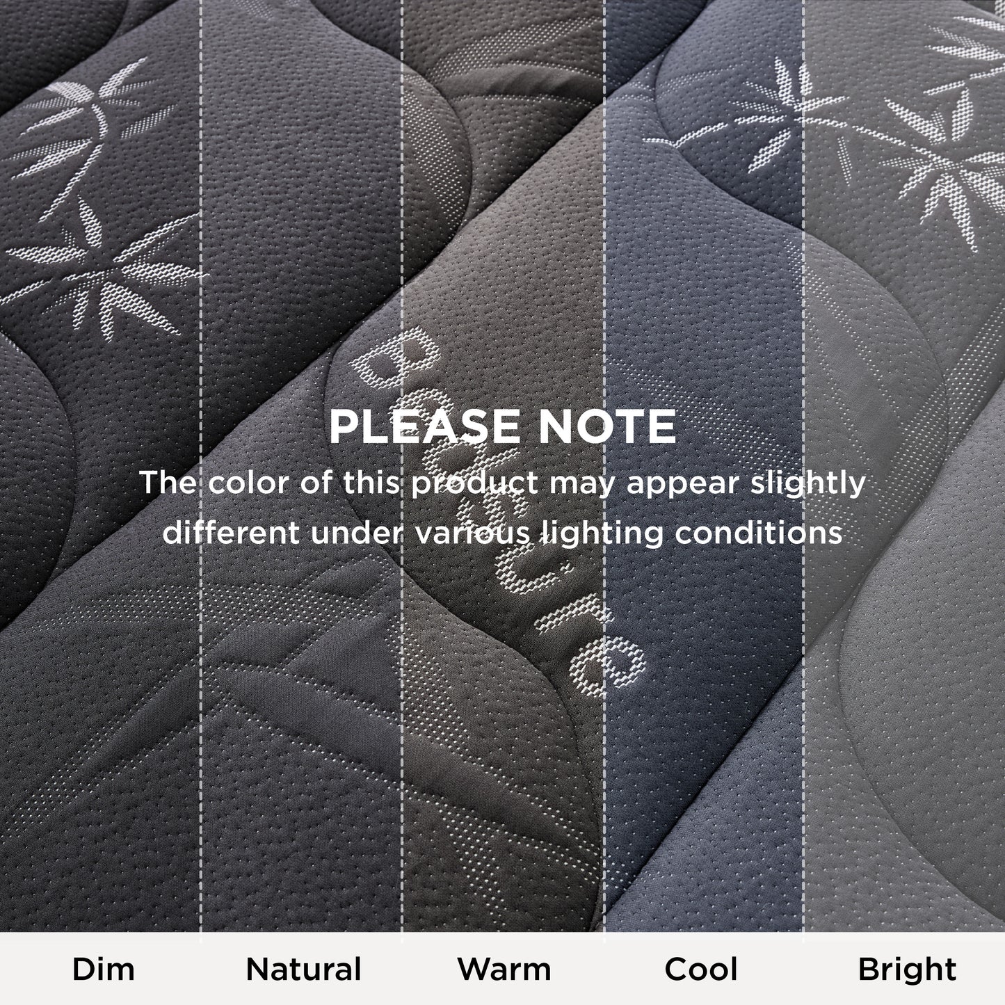 Rayon Derived From Bamboo Blend Mattress Topper