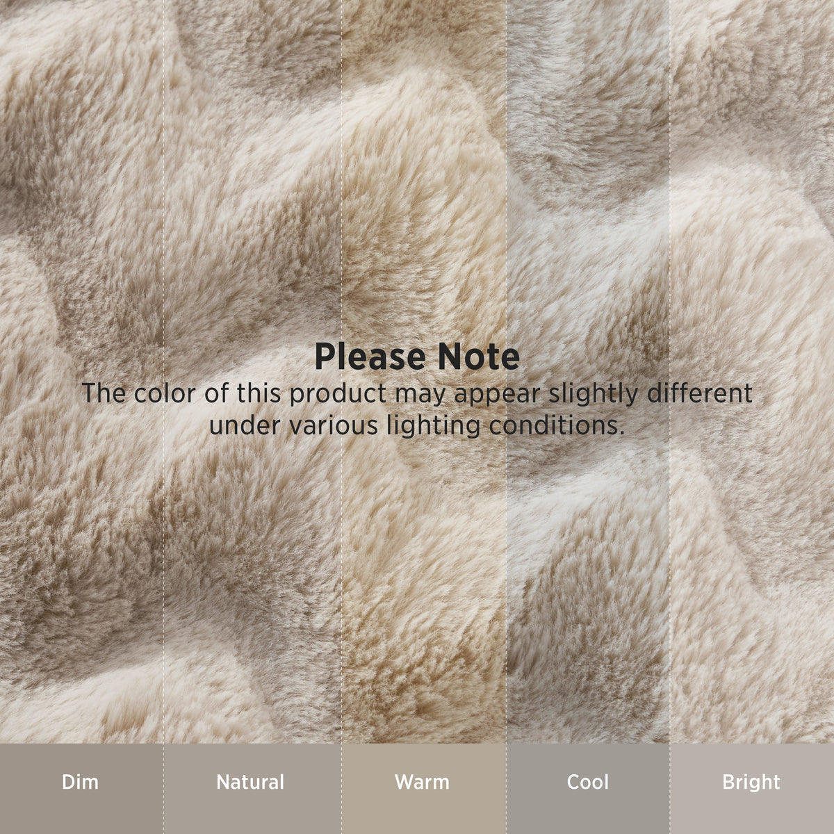 Faux Fur Throw Blanket