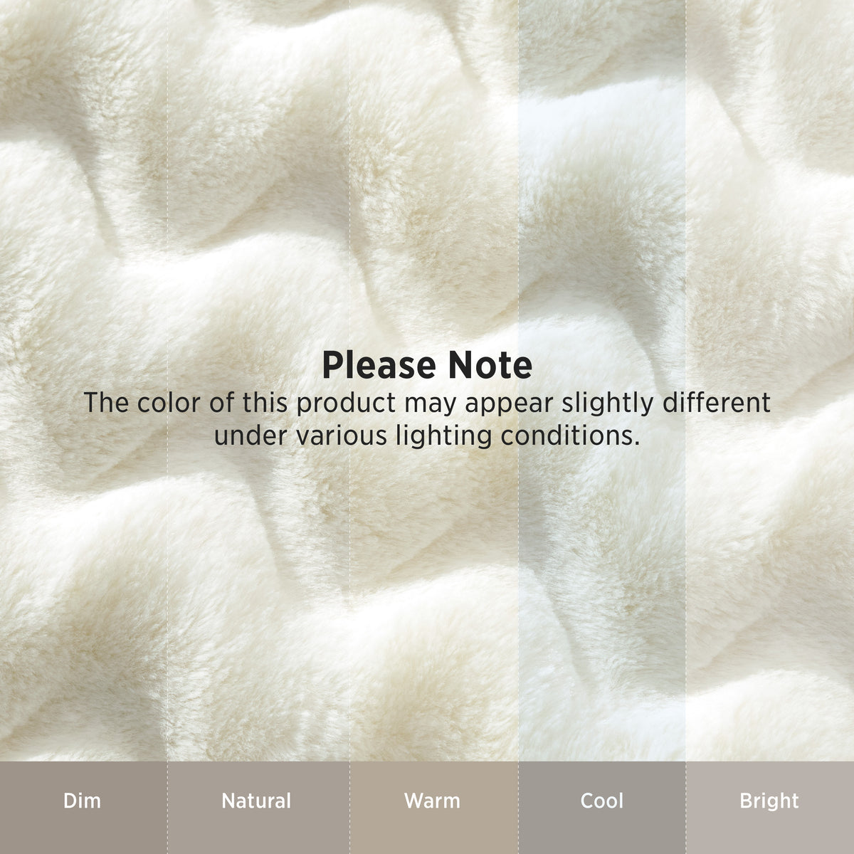 Faux Fur Throw Blanket