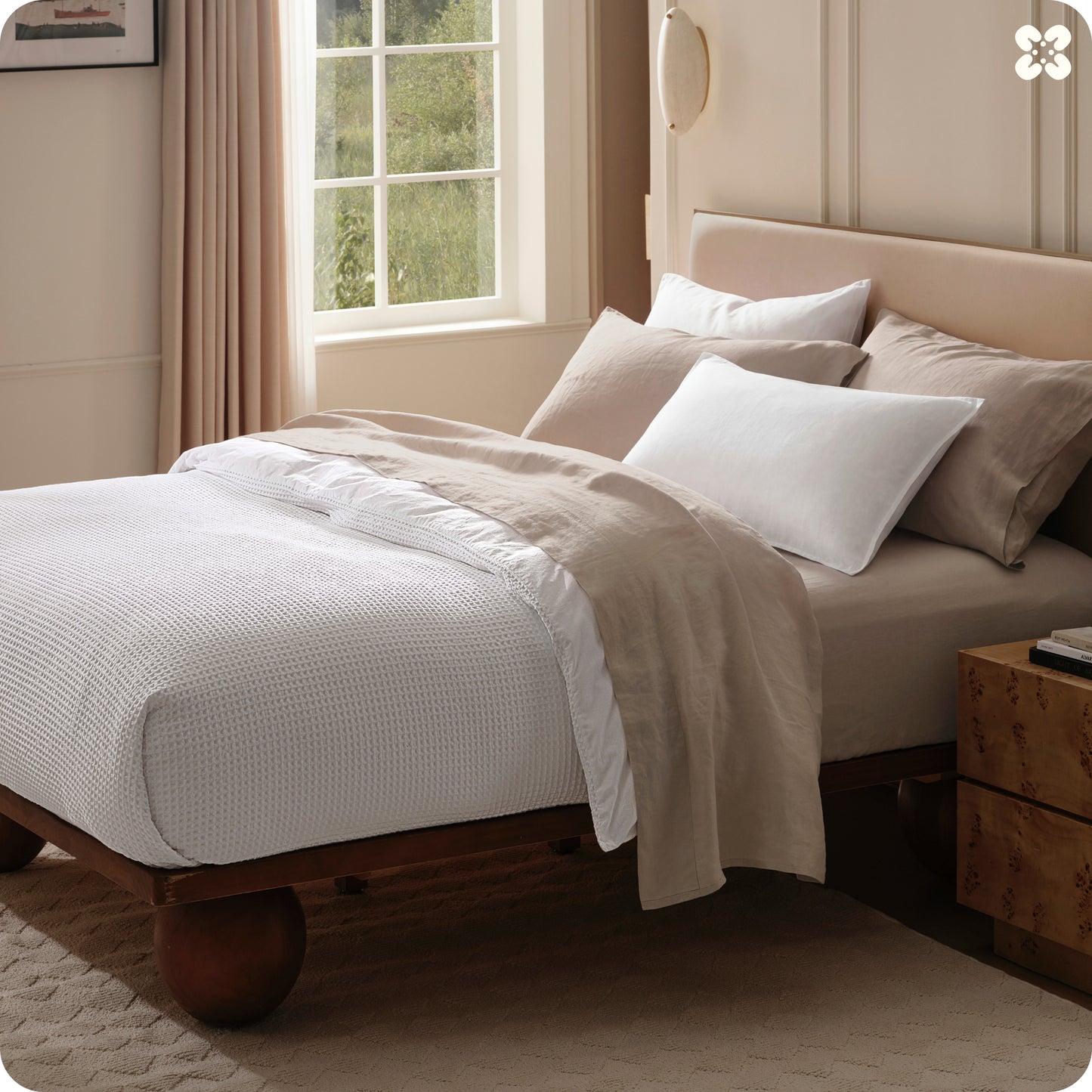 PureWoven™ Cotton Waffle Weave Duvet Cover