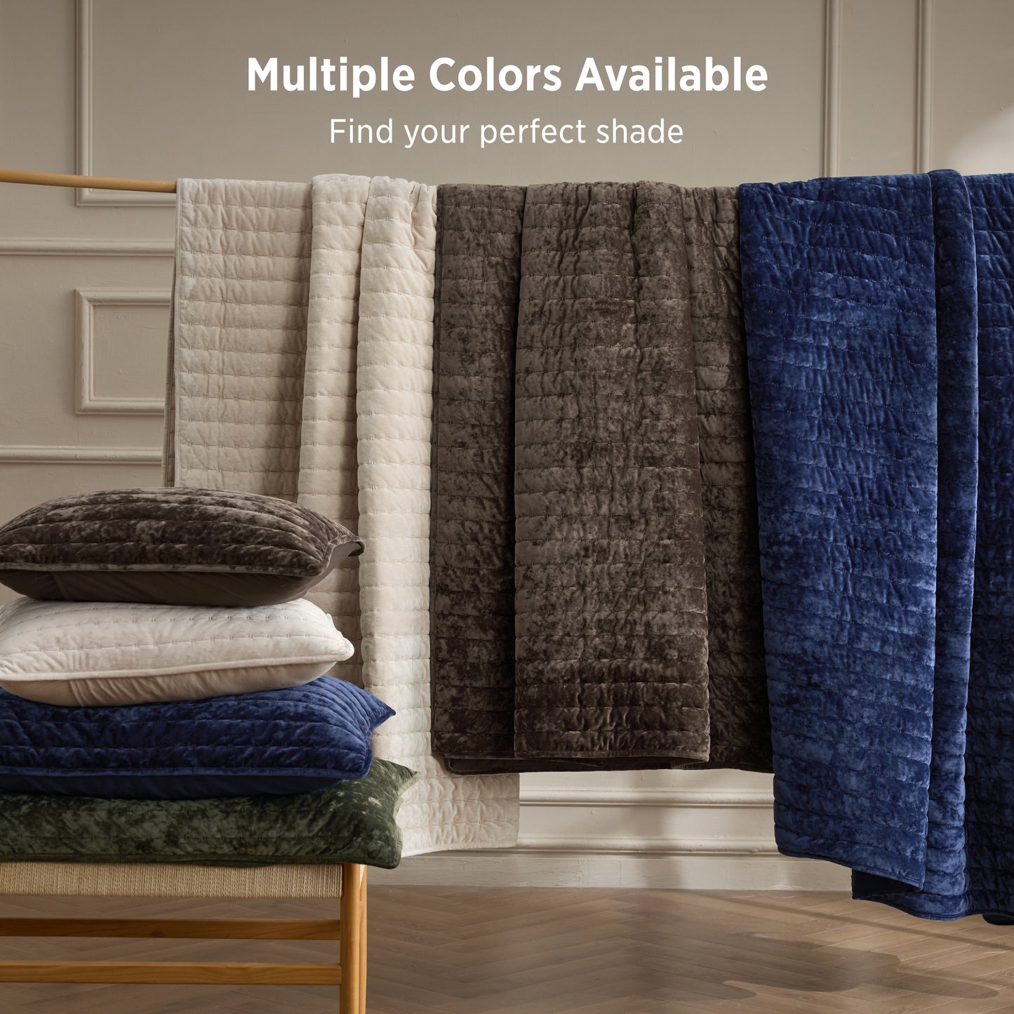 Luxury Velvet Quilt Set