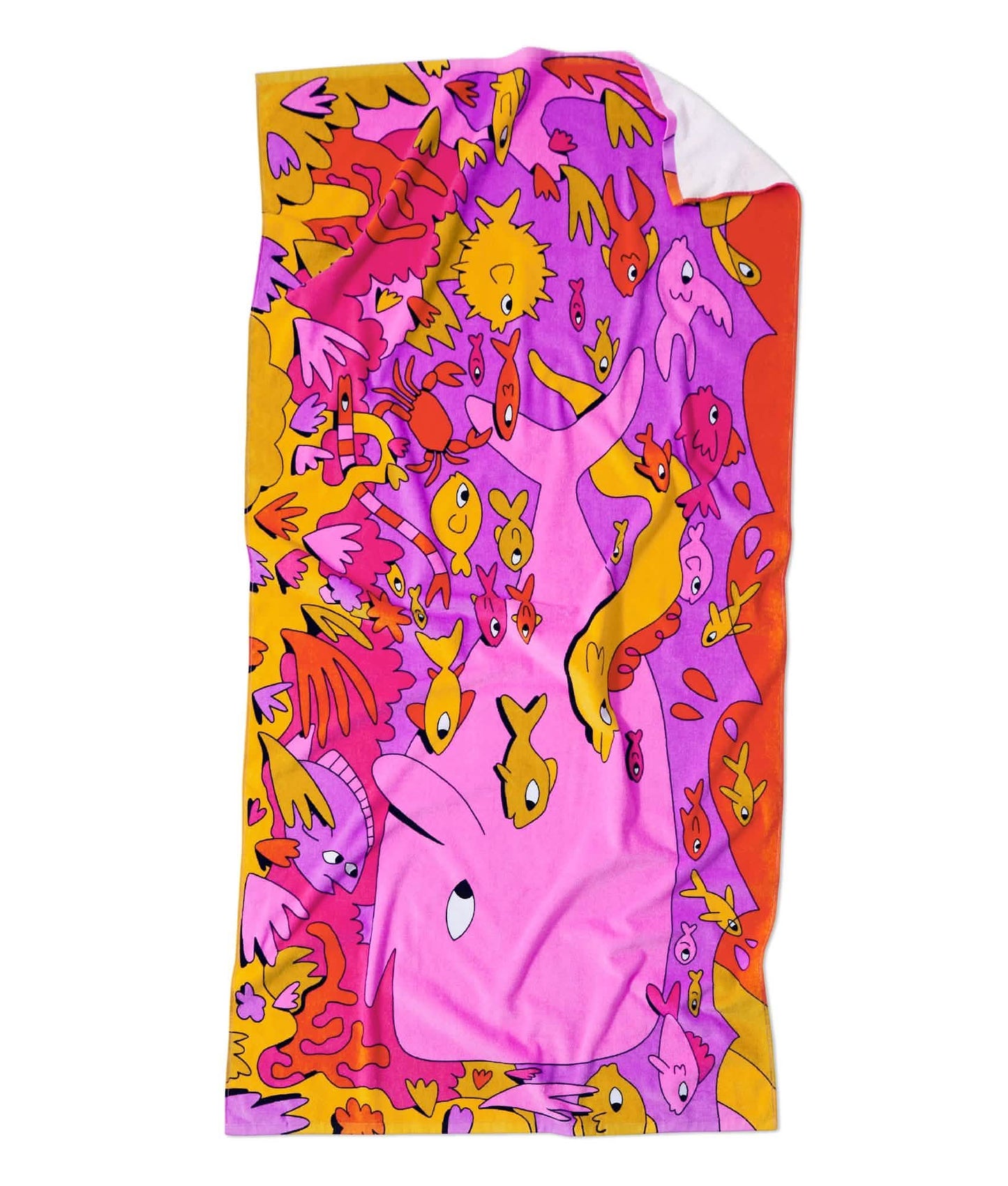 U by 100% Cotton - Underwater World Oversized Beach Towel