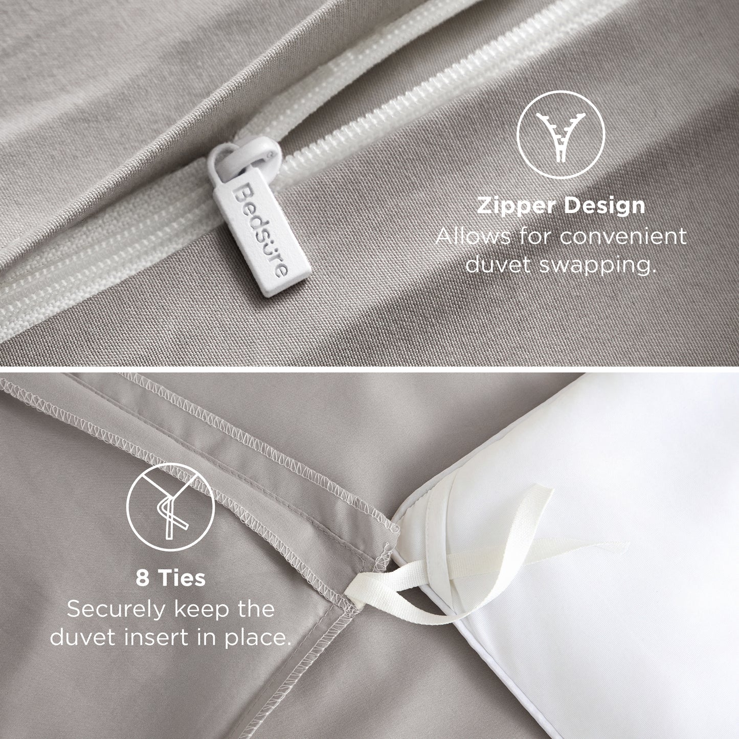 Brushed Microfiber Duvet Cover Set