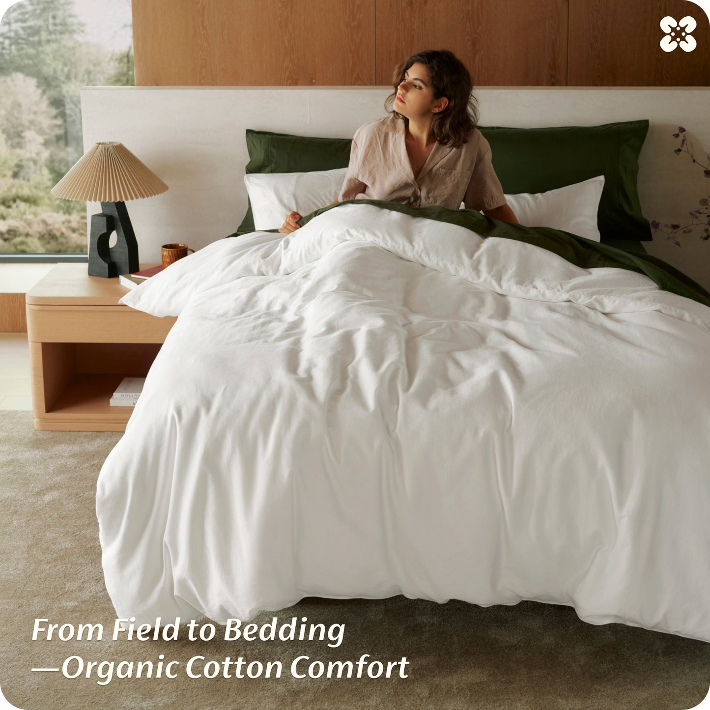 PureWoven™ Organic Cotton Duvet Cover Set
