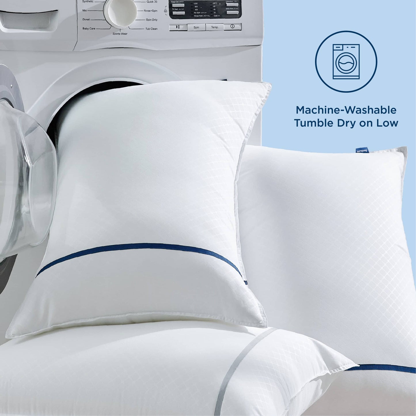 Diamond Pattern Pillows 2pk
