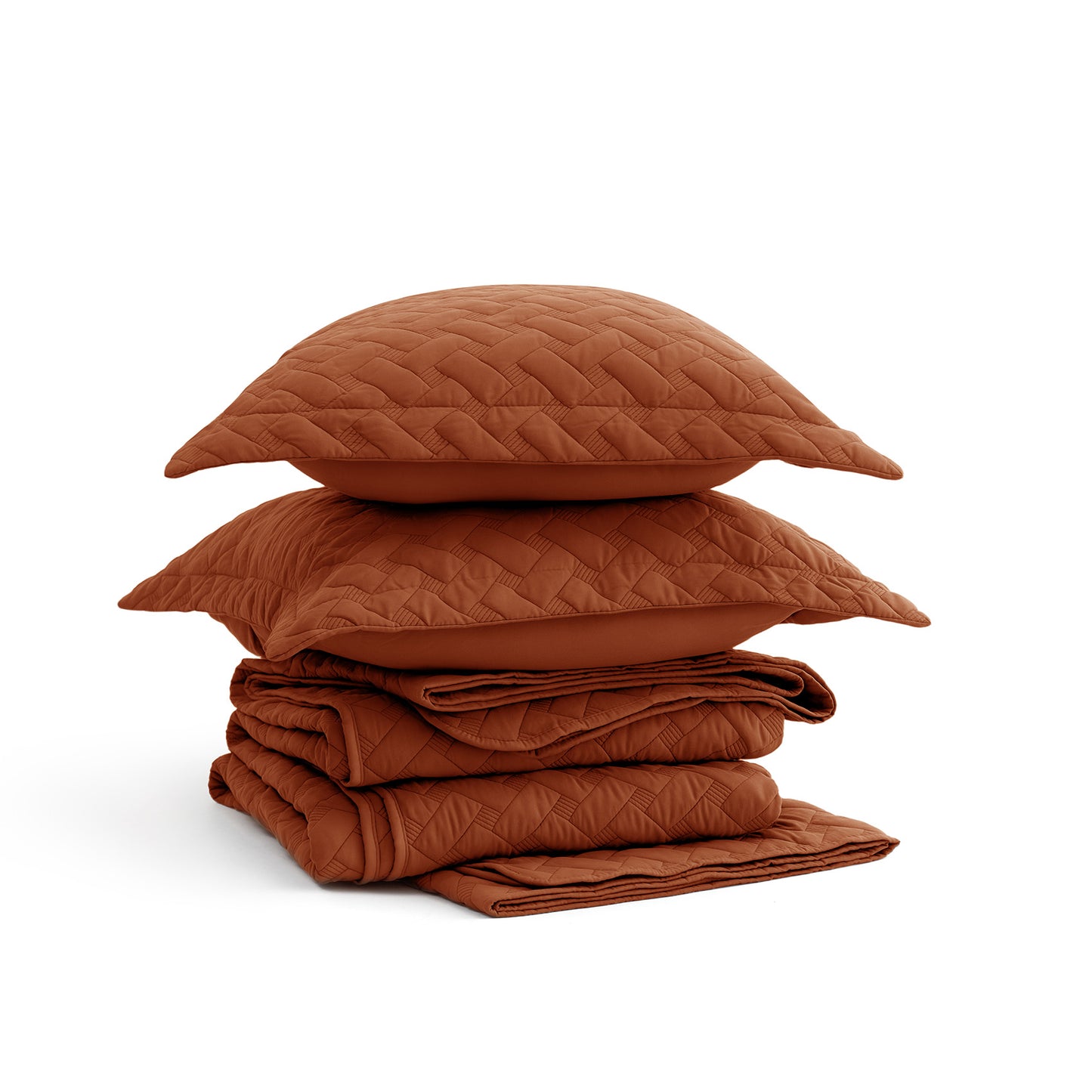 GentleSoft™ Basket-weave Quilt Set