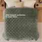 Quilted Sherpa Fleece Heated Blanket