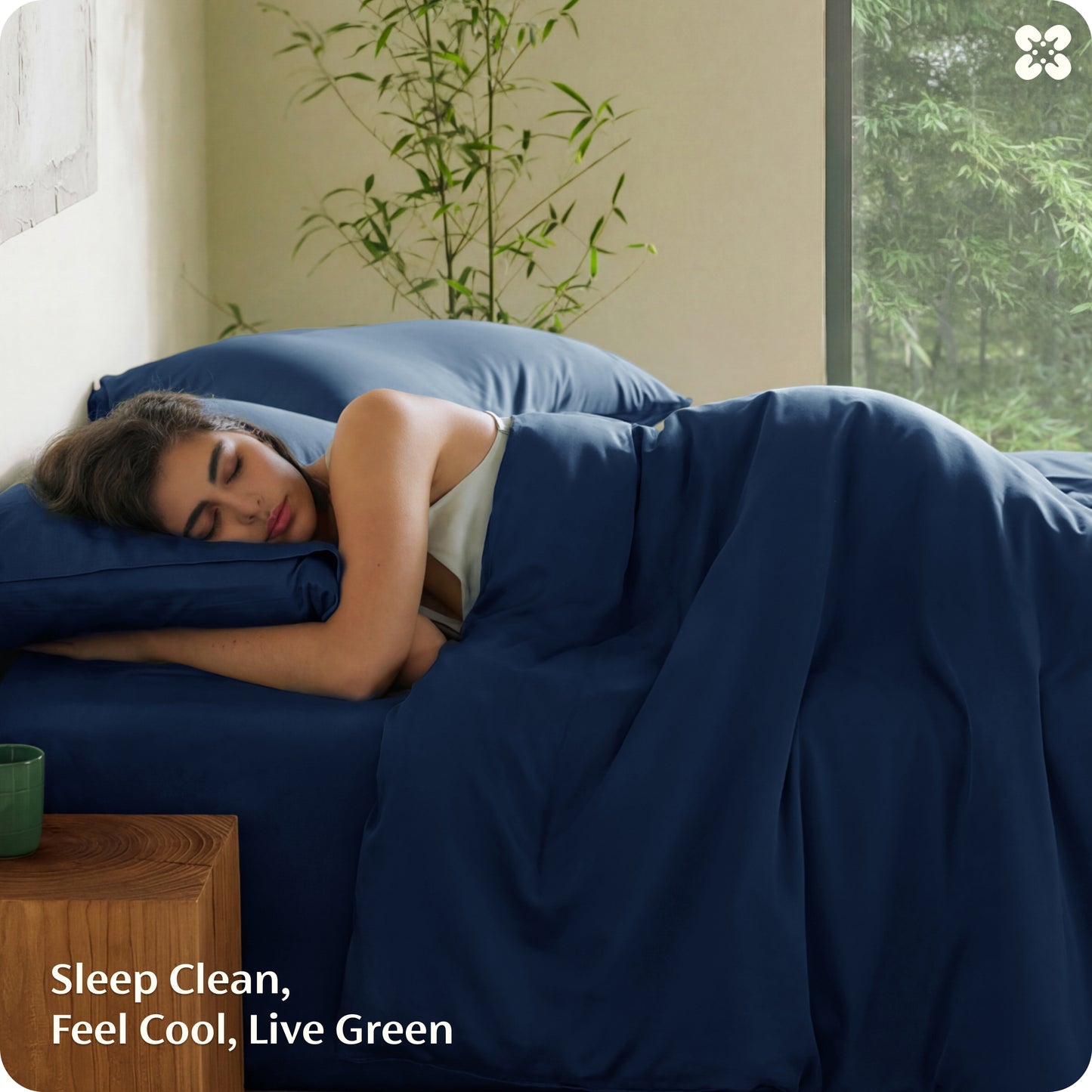 PureWoven™ Organically Grown Bamboo Viscose Duvet Cover Set