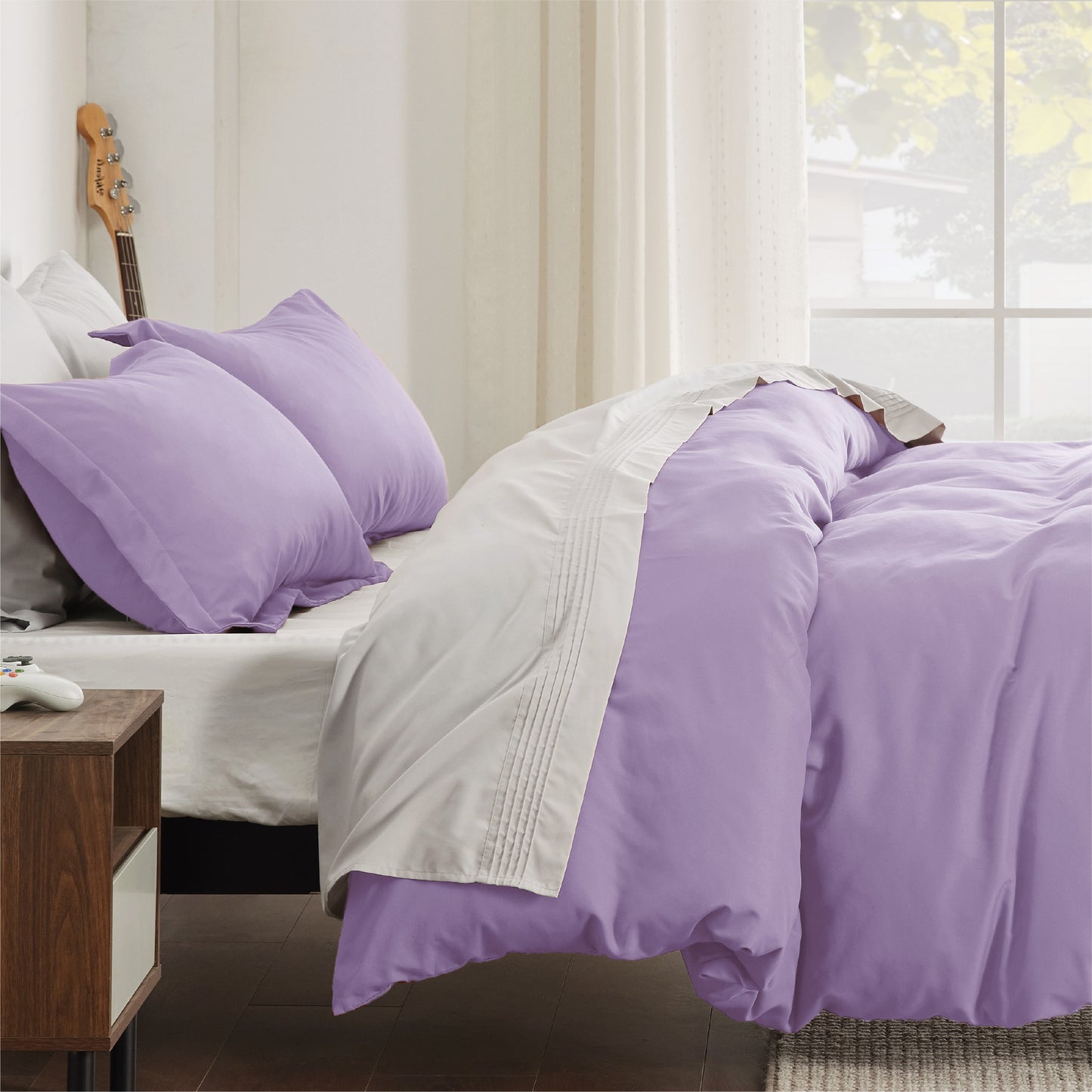 Brushed Microfiber Duvet Cover Set