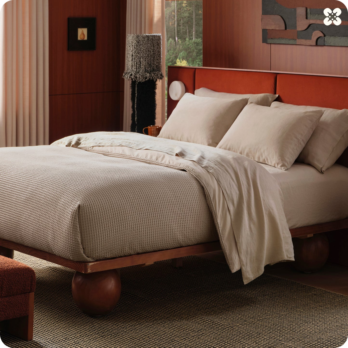 PureWoven™ Cotton Waffle Weave Duvet Cover