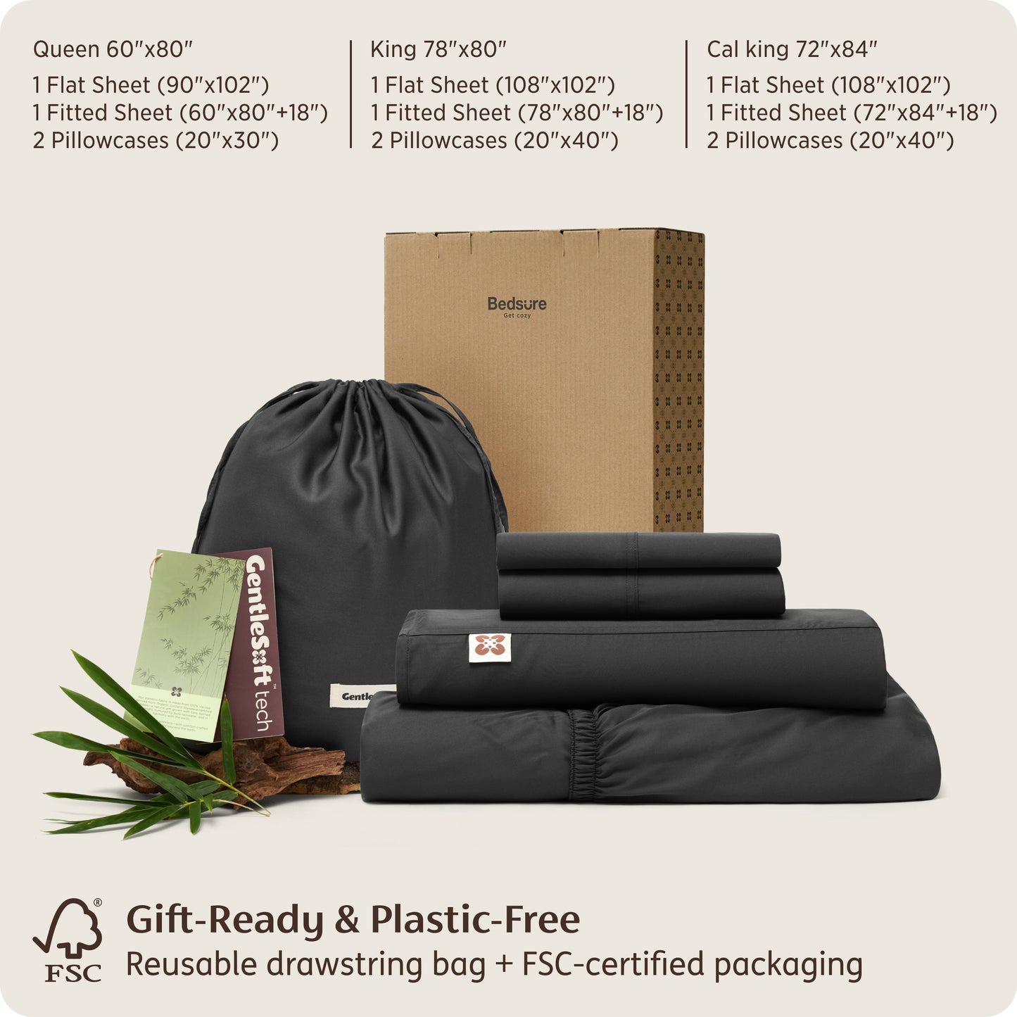 PureWoven™ Organically Grown Bamboo Viscose Sheet Set