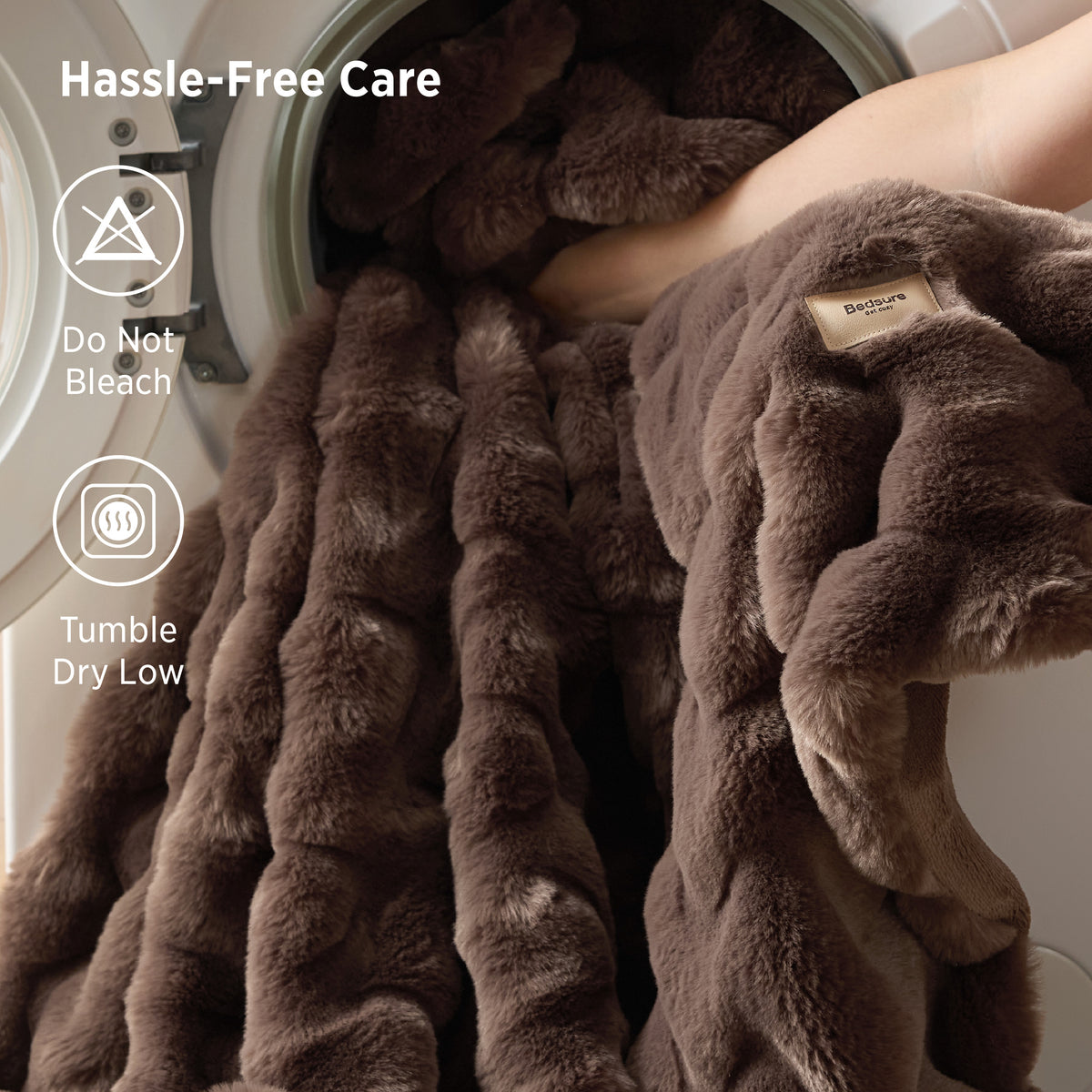 Faux Fur Throw Blanket