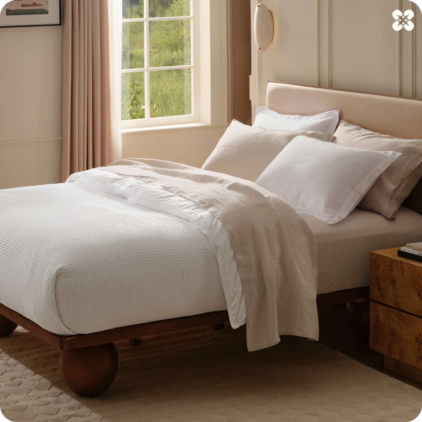 PureWoven™ Cotton Waffle Weave Duvet Cover