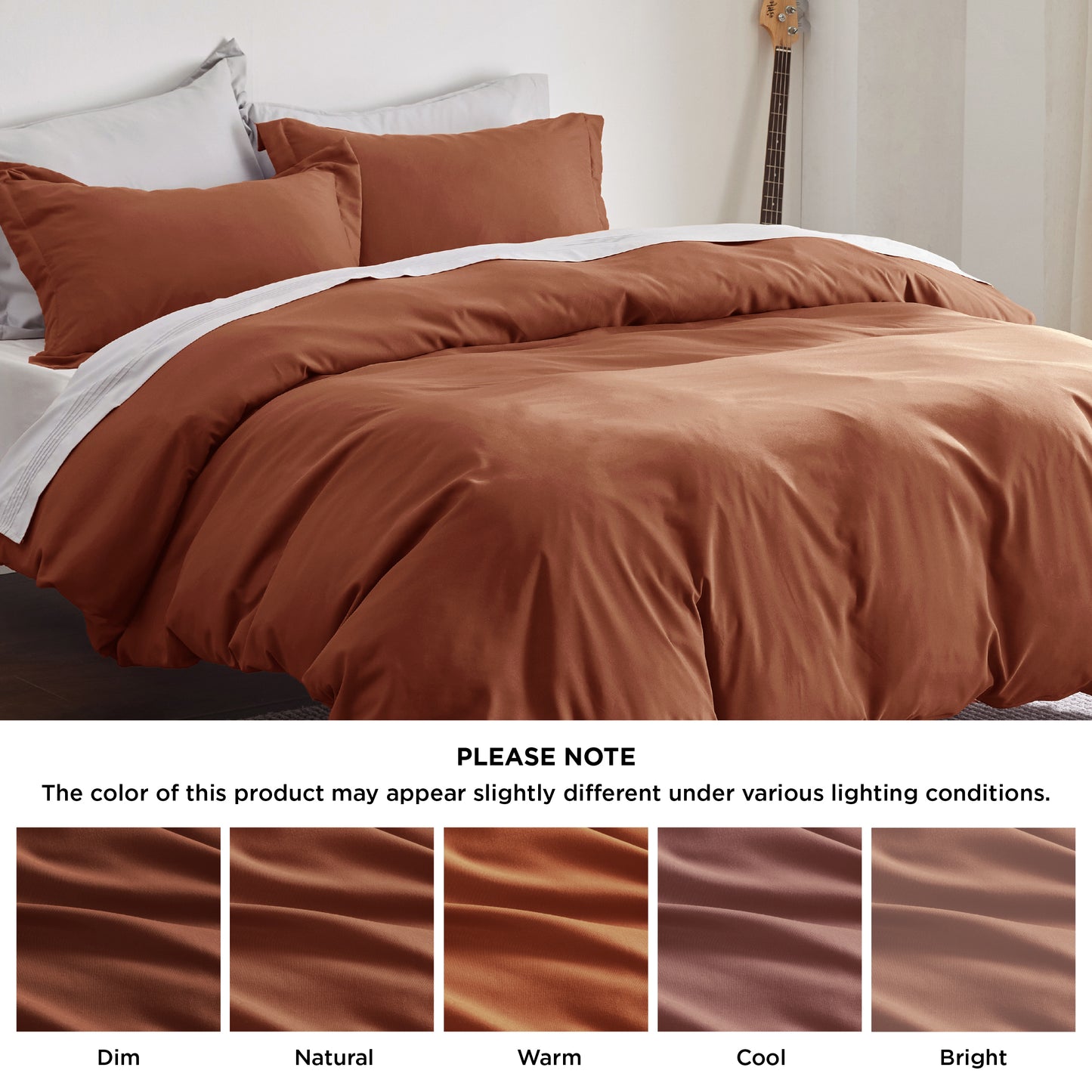 Brushed Microfiber Duvet Cover Set