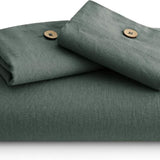 Cotton Linen Hybrid Duvet Cover Set