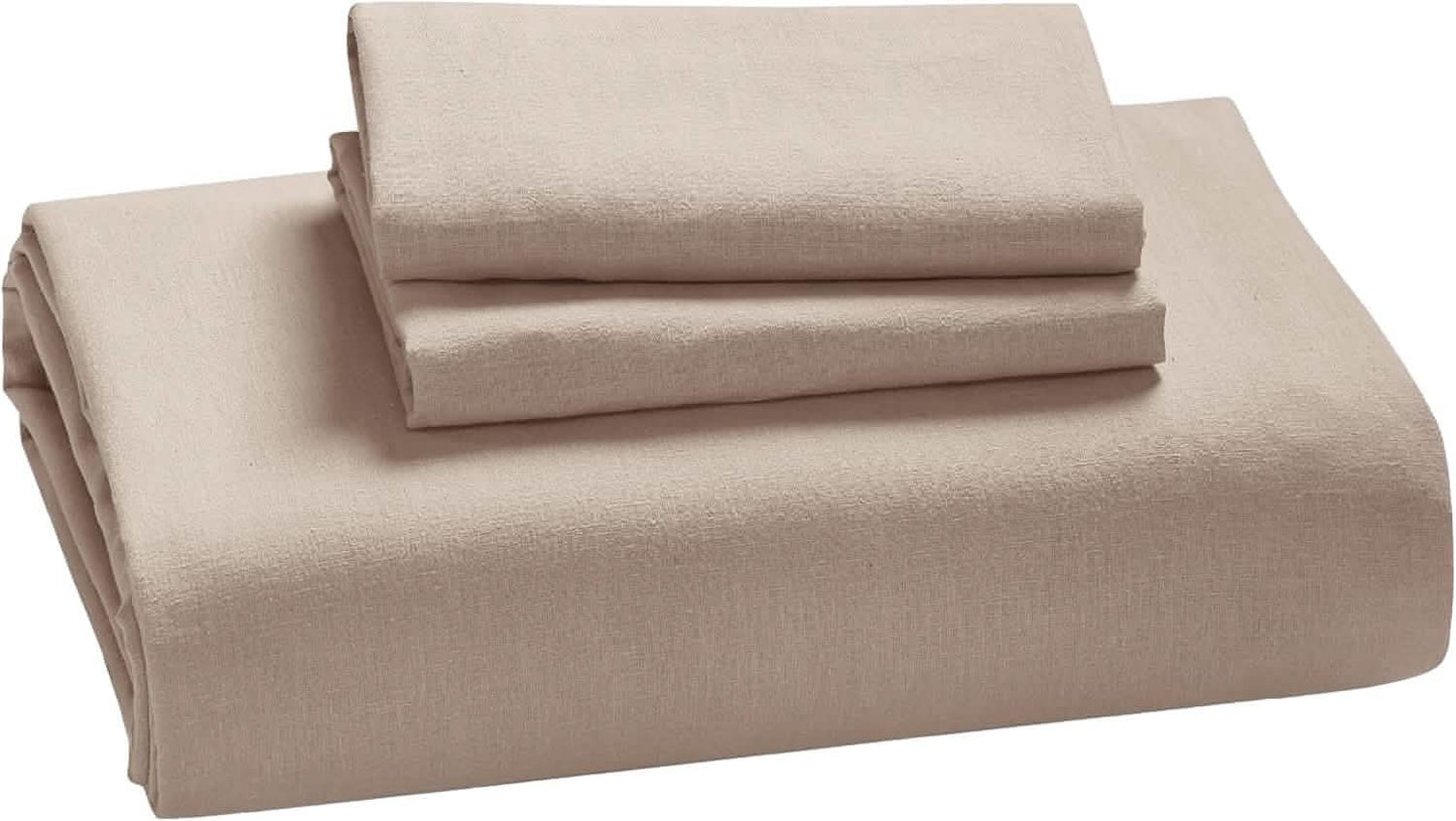 Cotton Linen Hybrid Duvet Cover Set