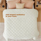 Quilted Sherpa Fleece Heated Blanket