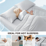 Bedsure Cooling Comforter for Hot Sleepers Q-Max>0.4