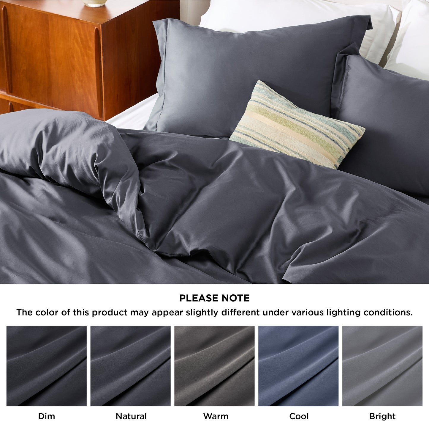 Lyocell Cotton Hybrid Duvet Cover Set
