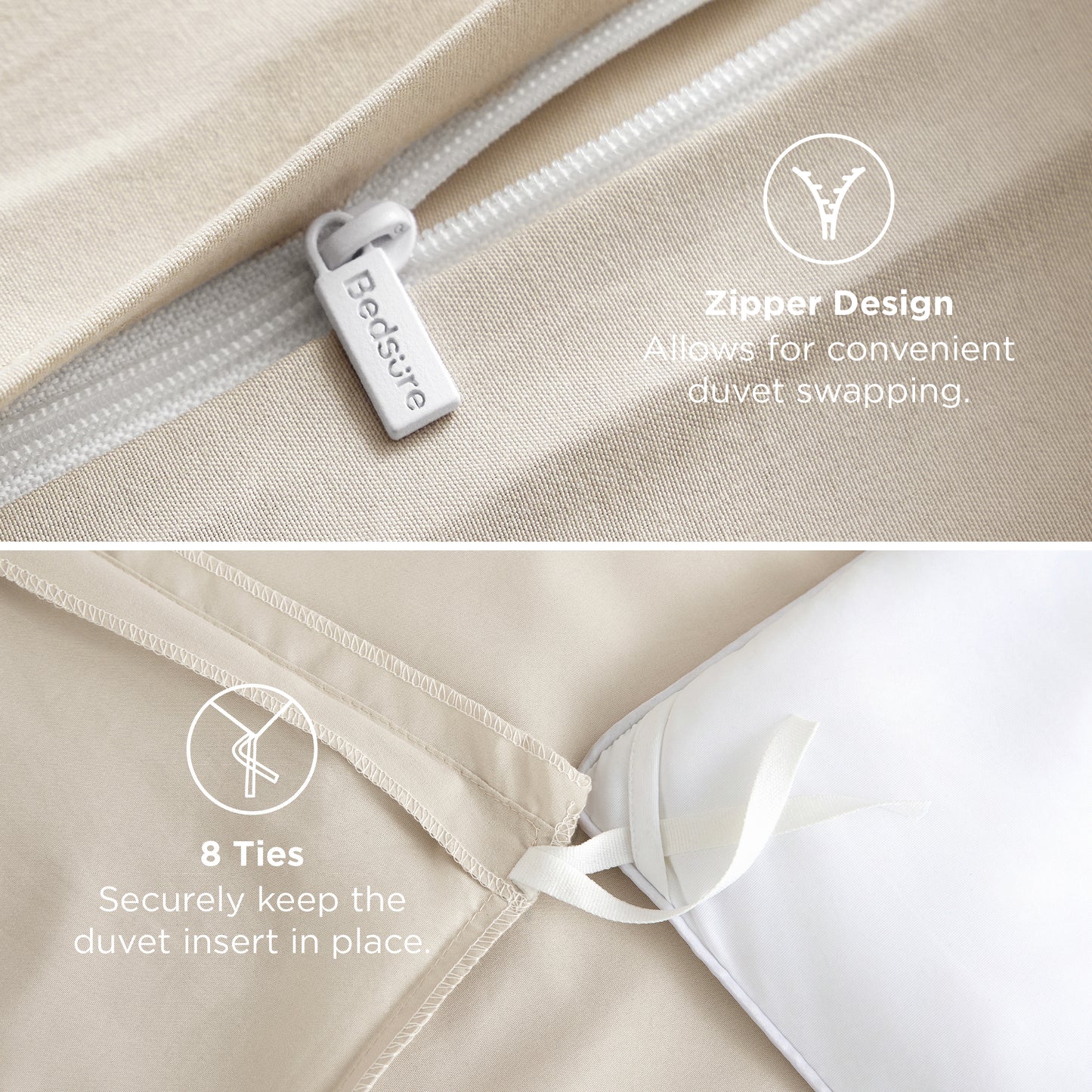 Brushed Microfiber Duvet Cover Set