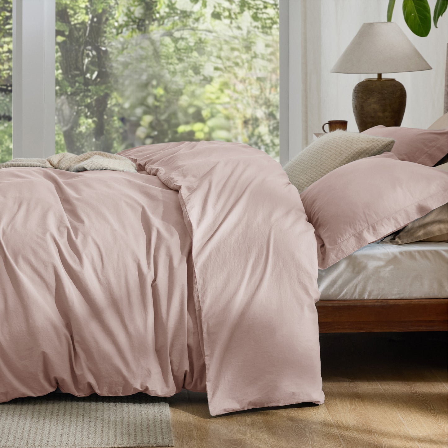 GentleSoft® Washed Cotton Duvet Cover Set