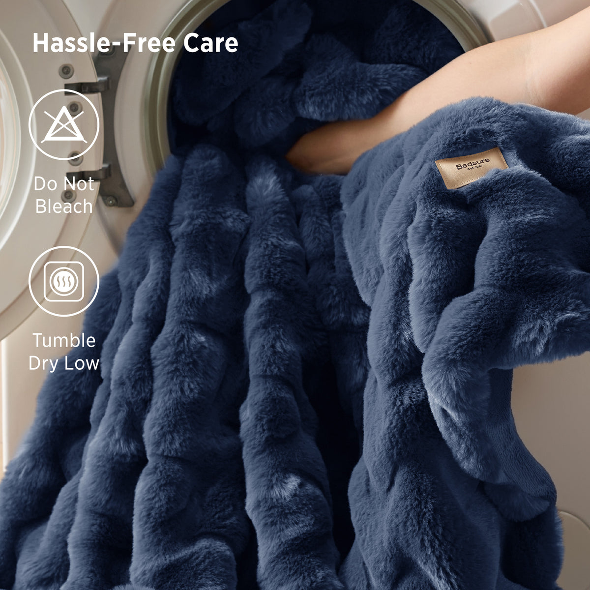 Faux Fur Throw Blanket