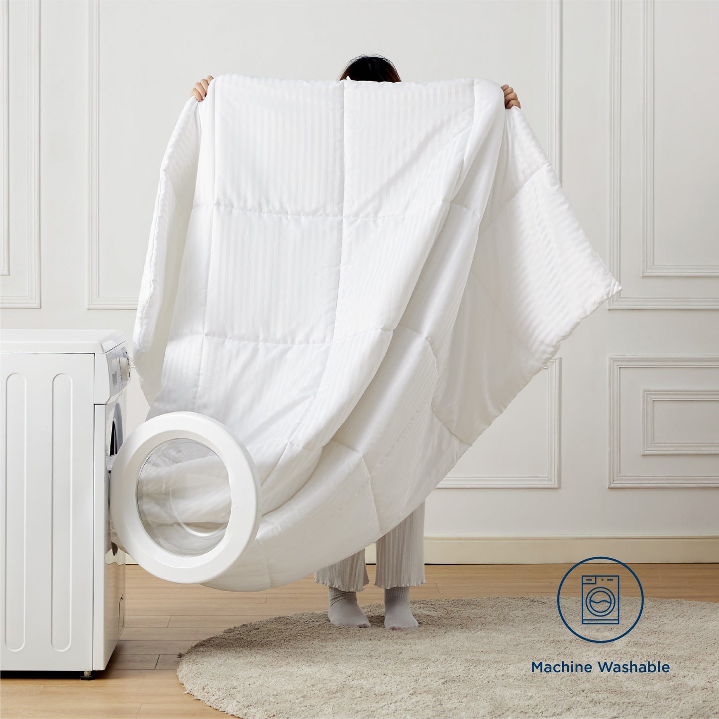 Weightless Comfy Striped Quilt