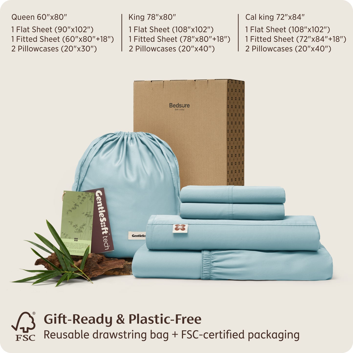 PureWoven™ Organically Grown Bamboo Viscose Sheet Set