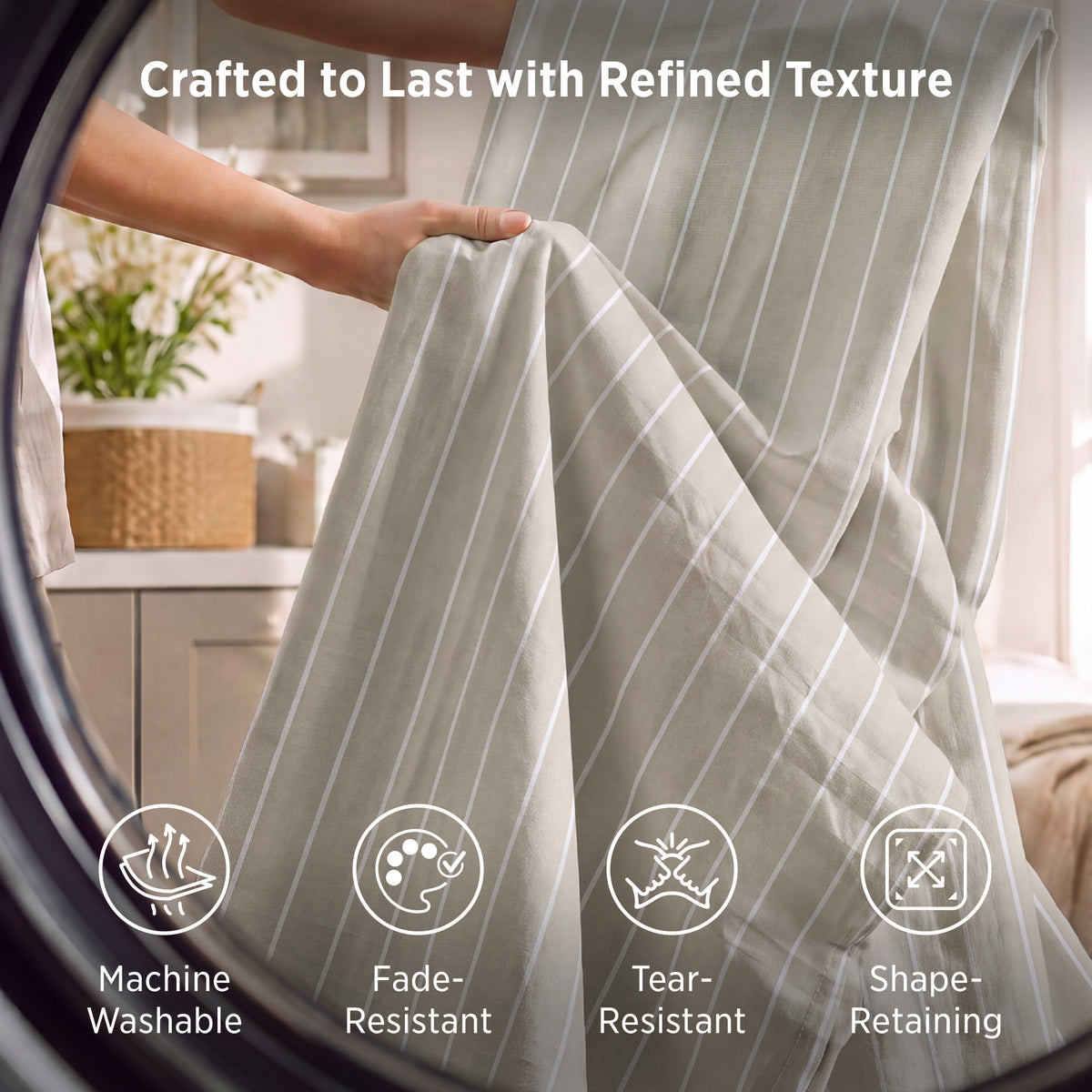 Timeless Striped Duvet Cover Set