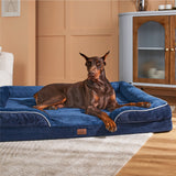 Orthopedic Flannel Dog Sofa