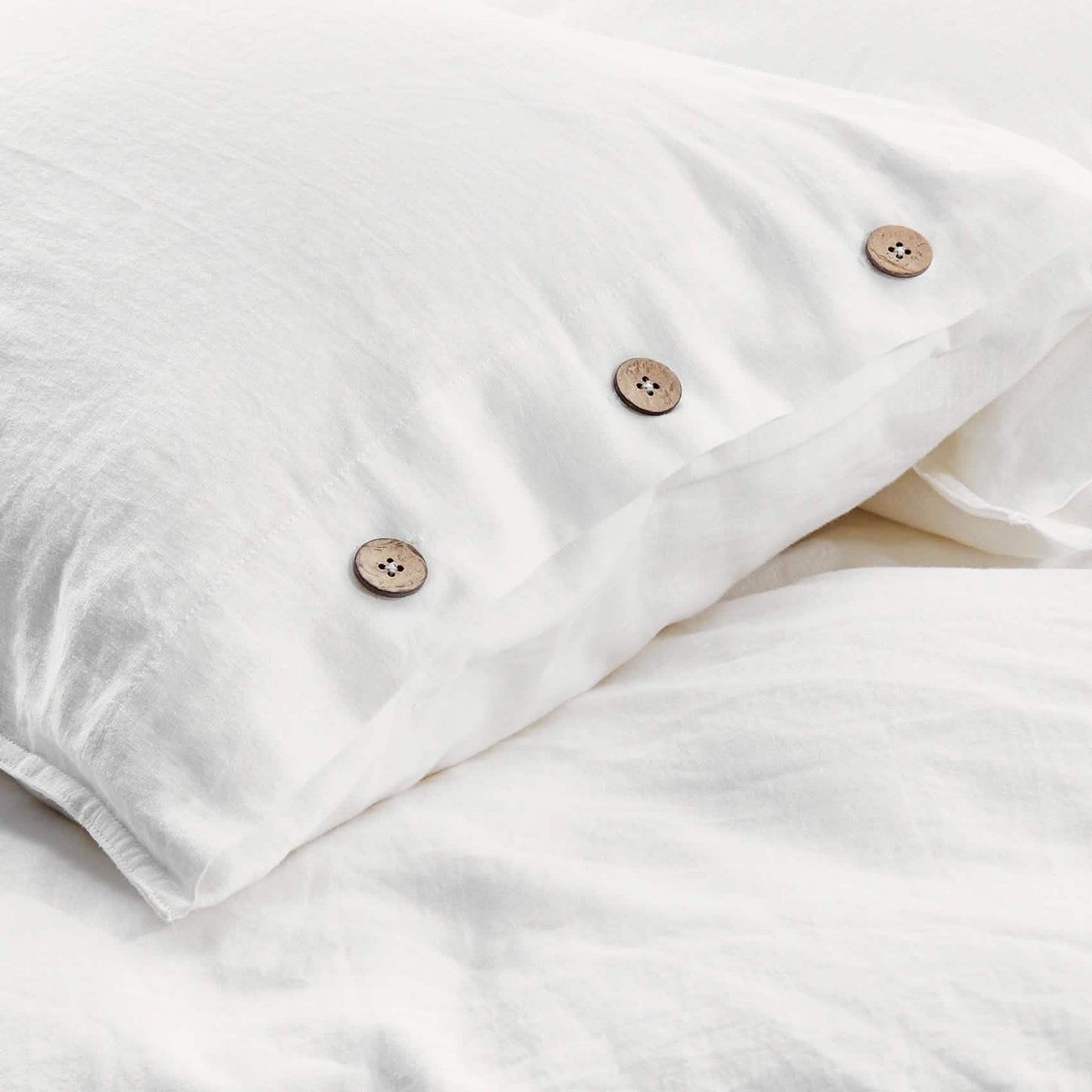 Cotton Linen Hybrid Duvet Cover Set