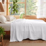 Bedsure 100% Cotton Gauze Spring Throw Blanket