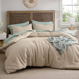 Cotton Waffle Weave Comforter Set