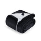 Ribbed Flannel Heated Blanket