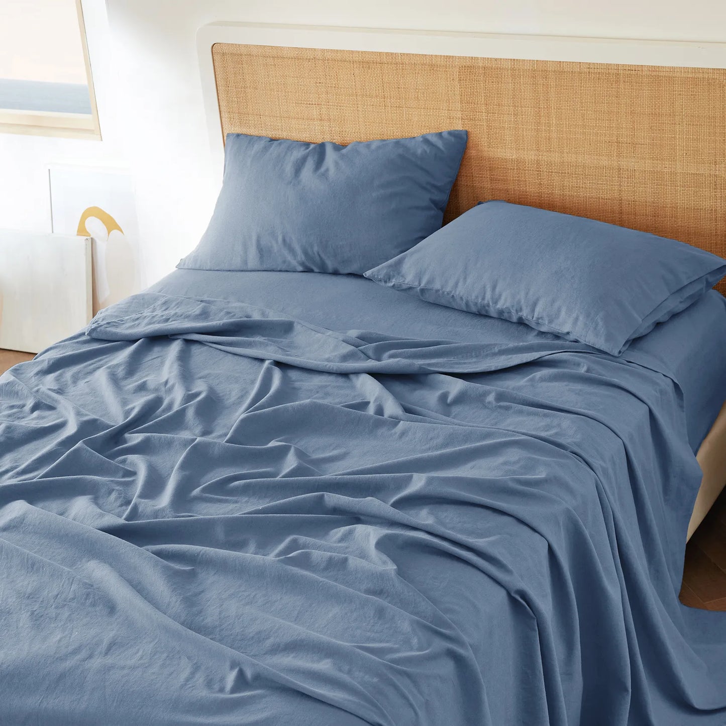 GentleSoft® Cotton-Linen Blend Sheet Set