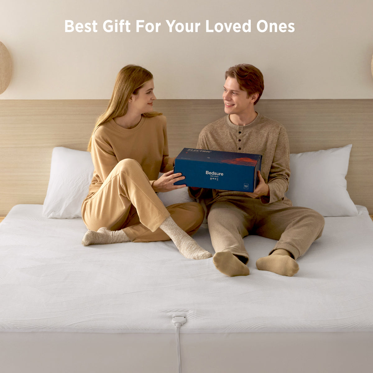 Luxury Jacquard Heated Mattress Pad