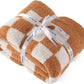 Super Soft Reversible Checkerboard Blanket