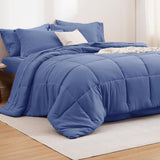 Bedsure Comforter Set - 7 Pieces Solid