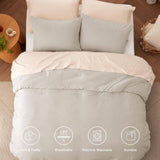 Prewashed Reversible Comforter Set