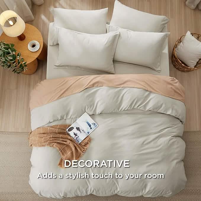 Comprehensive Prewashed Duvet Cover Set